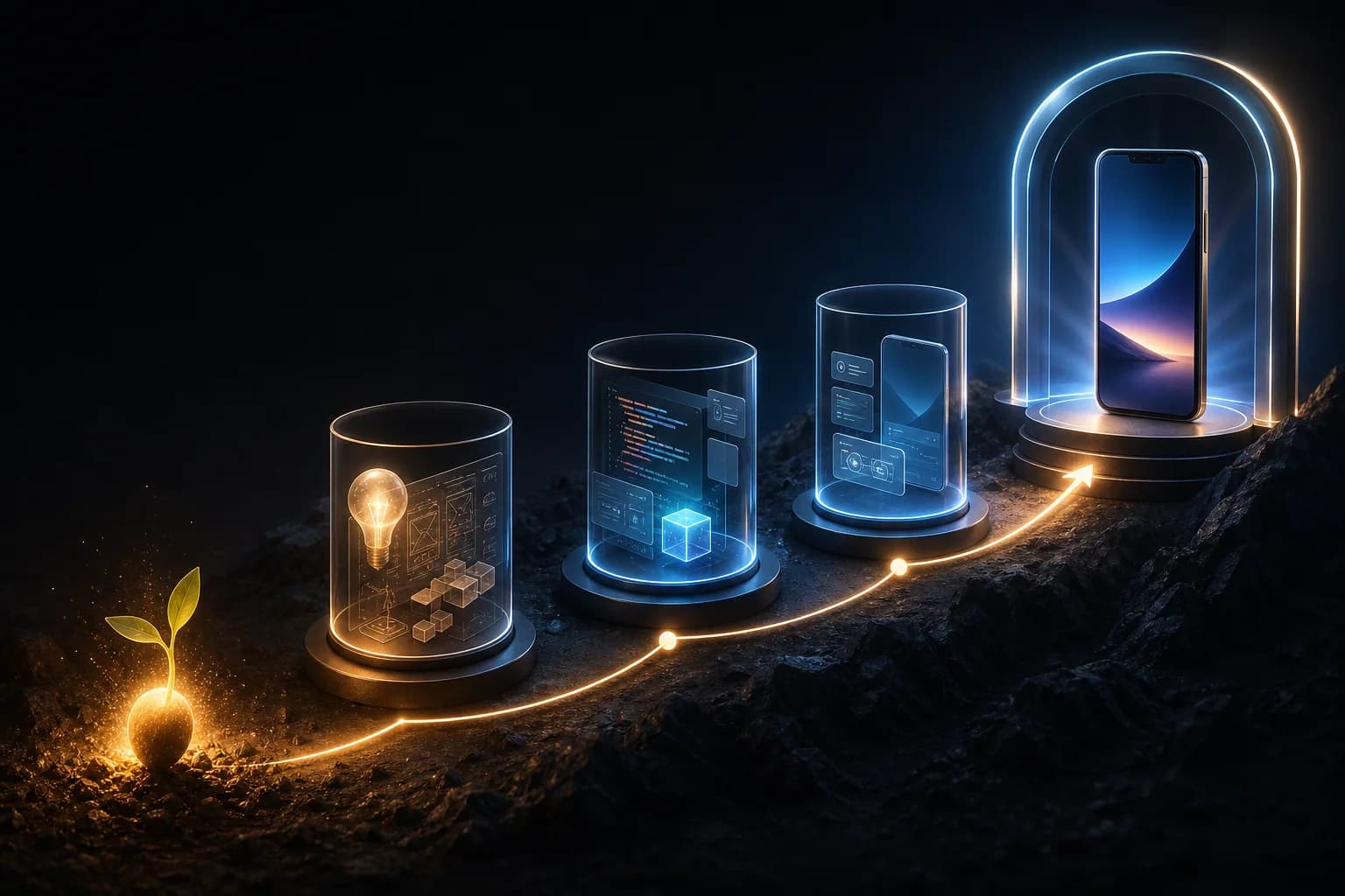 From Idea to App Store in 90 Days: A Realistic Founder Timeline editorial cover